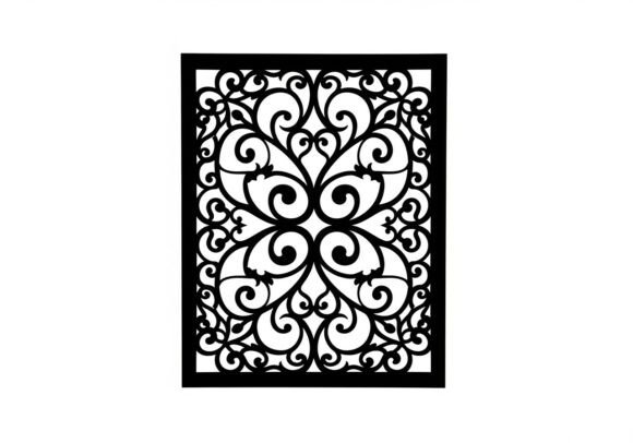 Black Floral Filigree Pattern Graphics and Illustrations Review