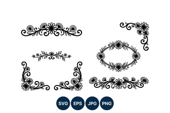 Floral Swirls Decorative Frame Vector: Graphics and Illustrations Review