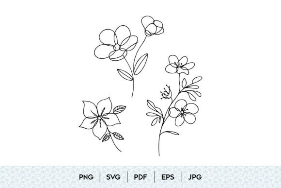 Minimal Floral Line Art Set Review